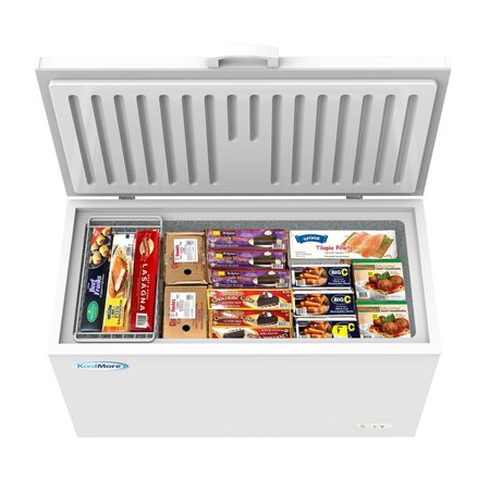 KOOLMORE Commercial  Deep Chest Freezer with Two Wire Basket, 16 cu. ft. Large Food and Meat Storage SCF-16C